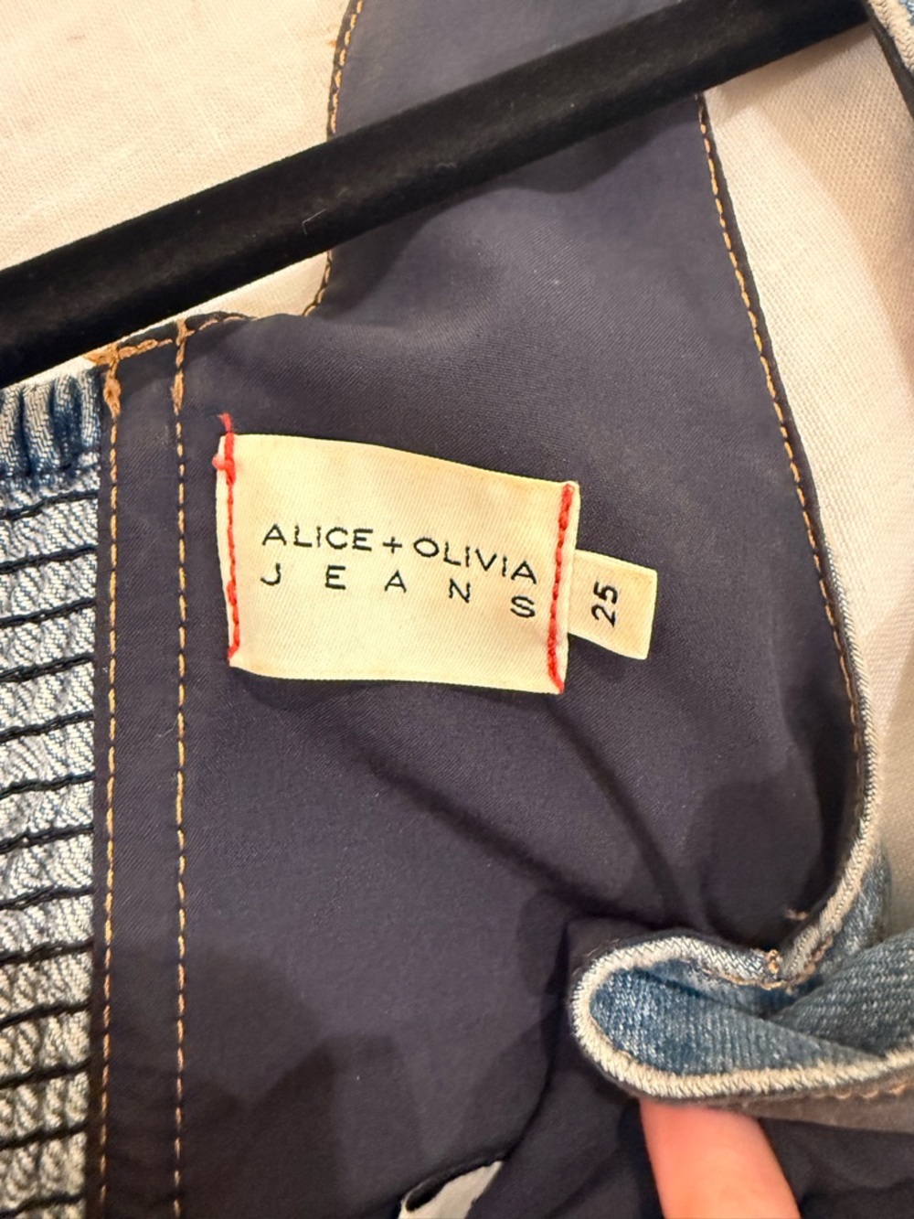 Alice + Olivia Denim Jumpsuit - Picture 4 of 5